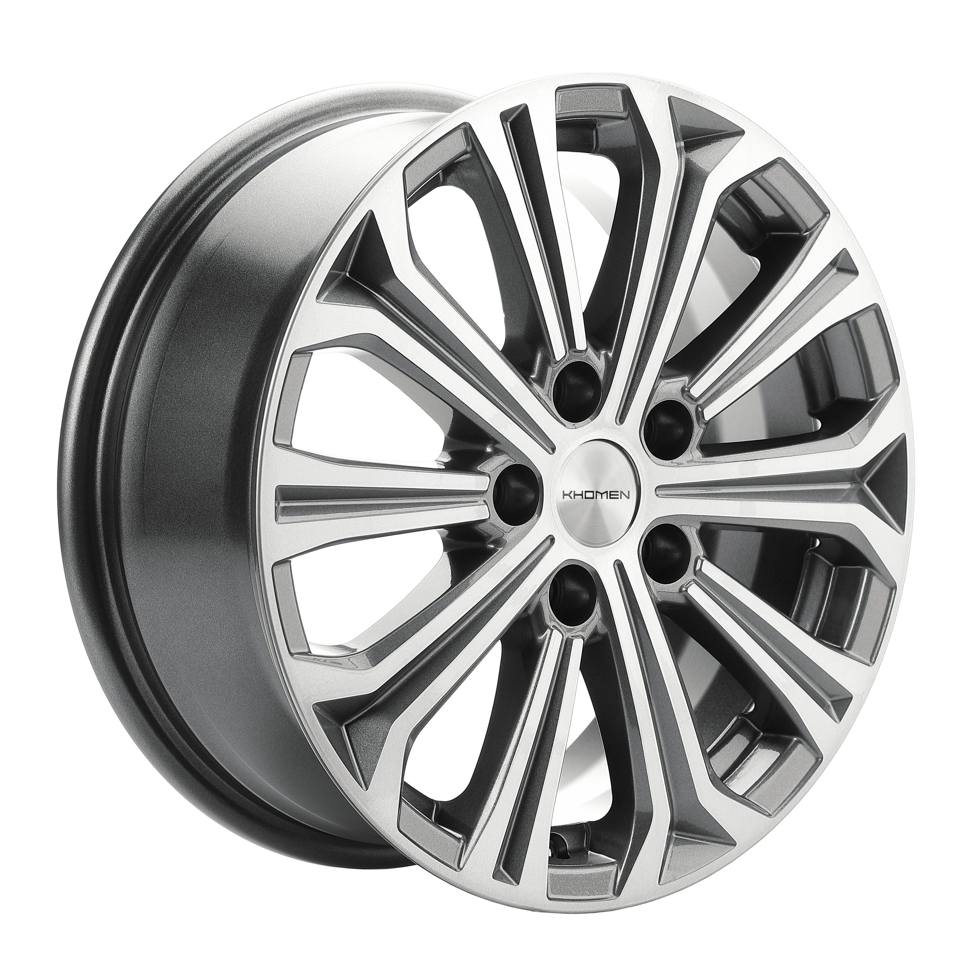 16   Khomen   KHW1610 Corolla  6.5*16 5*114.3 ET45 D60.1  GRAY-FP