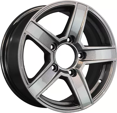 16   Khomen   KHW1614 Lada Niva 4x4  6.5*16 5*139.7 ET40 D98.5  GRAY