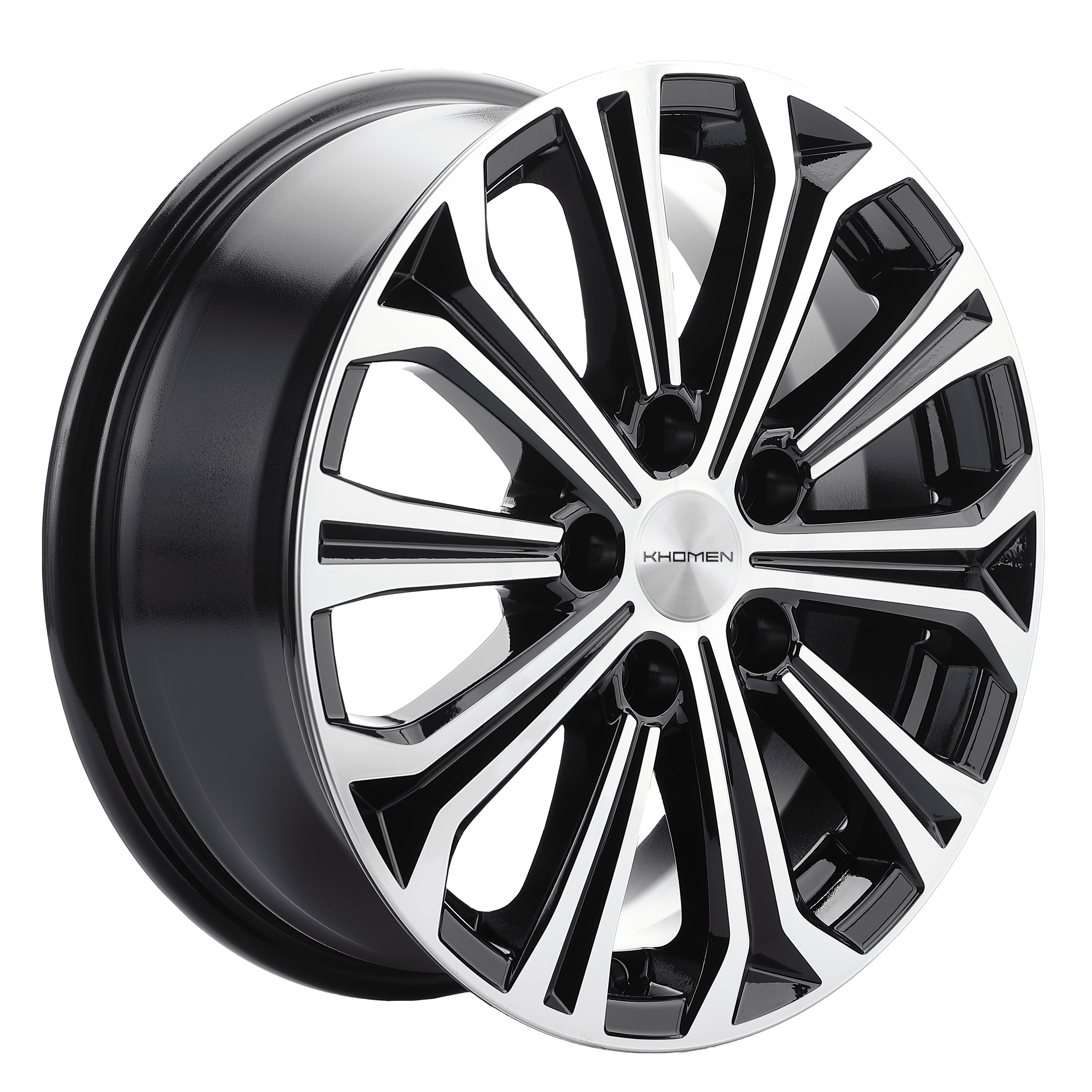 16   Khomen   KHW1610 Corolla  6.5*16 5*114.3 ET45 D60.1  BLACK-FP