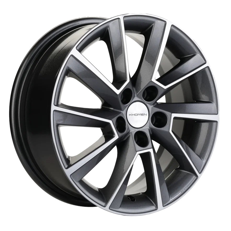 15   Khomen   KHW1507 15 Polo  6.00*15 5*100 ET40 D57.1  GRAY-FP