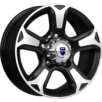 16   КиК   Атлант  7.0*16 5*139.7 ET35 D108.5  алмаз черный