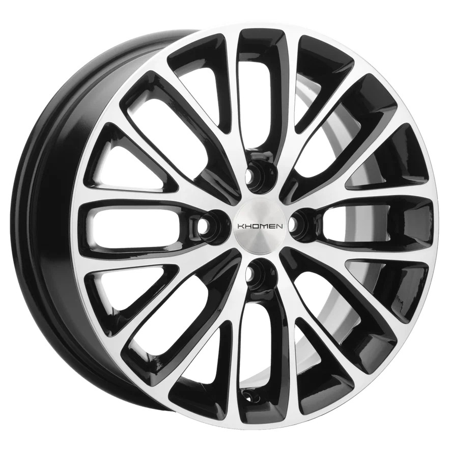 15   Khomen   KHW1506 Rio II  6.0*15 4*100 ET46 D54.1  BLACK-FP