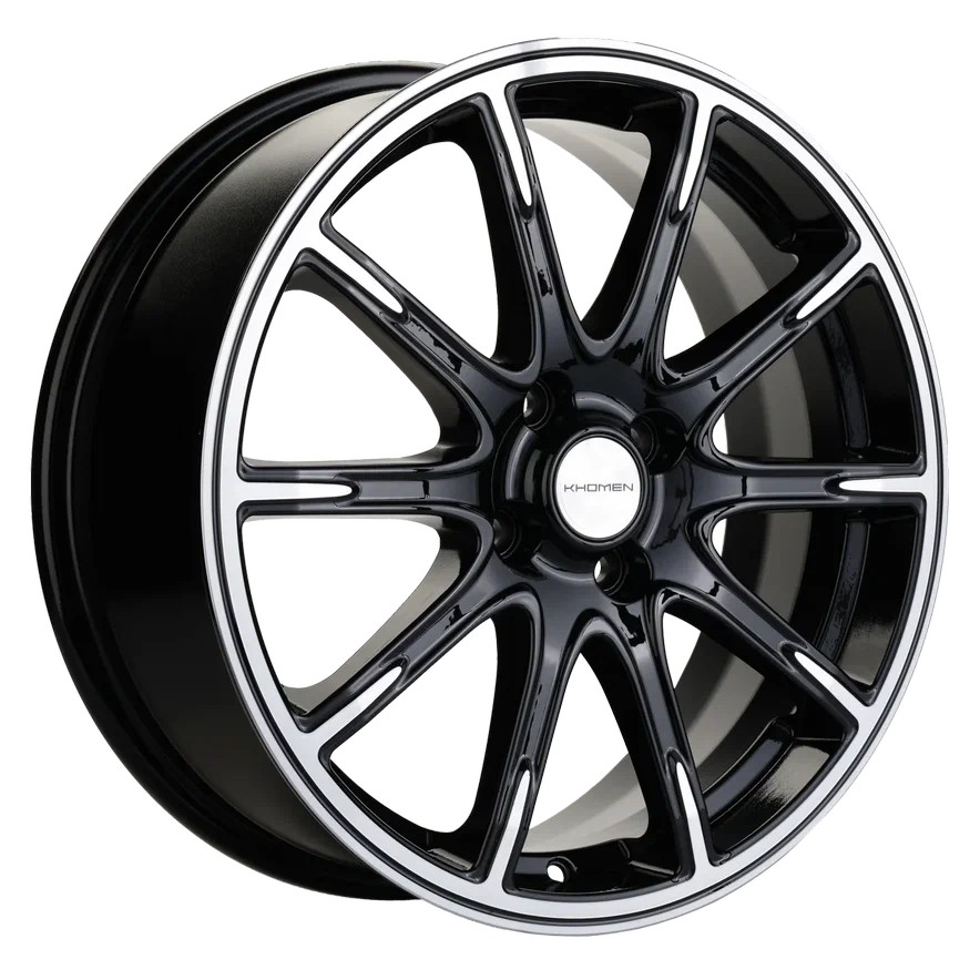 17   Khomen   KHW1707 Lada Vesta  6.5*17 4*100 ET50 D60.1  BLACK-FP